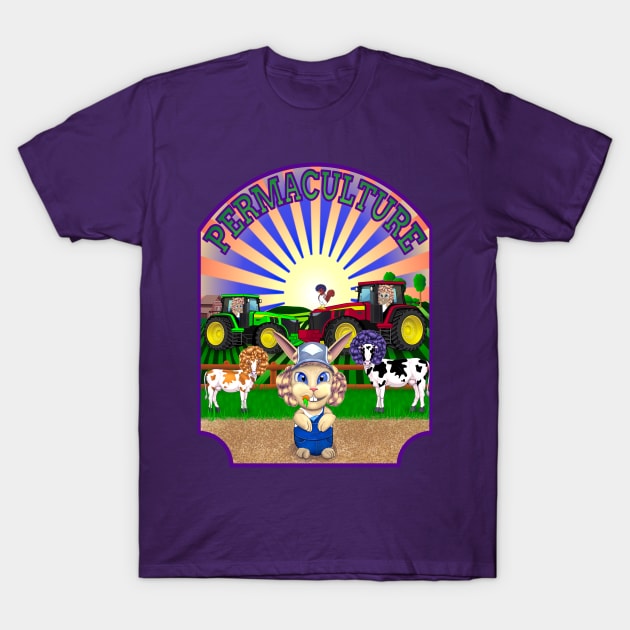 Permaculture funny farm T-Shirt by Freakquencys